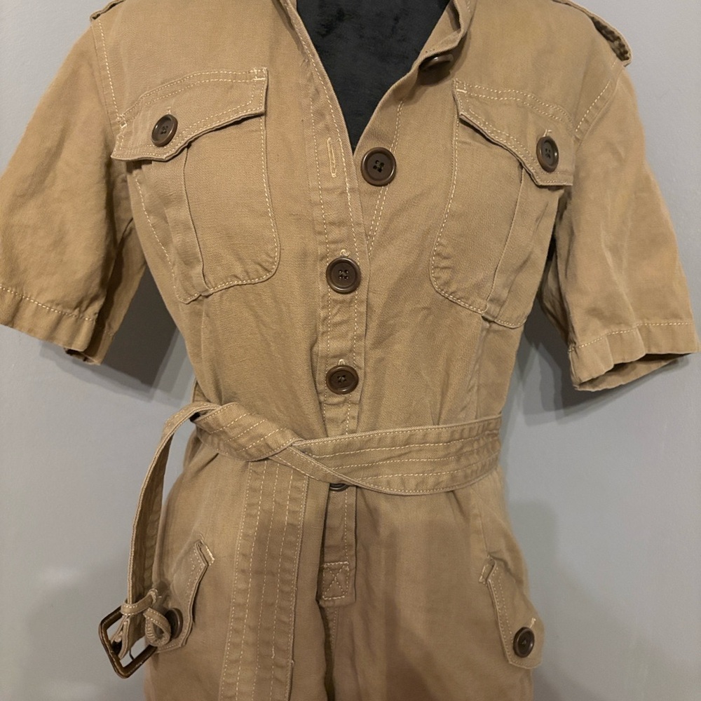 Banana Republic Tan Jumpsuit